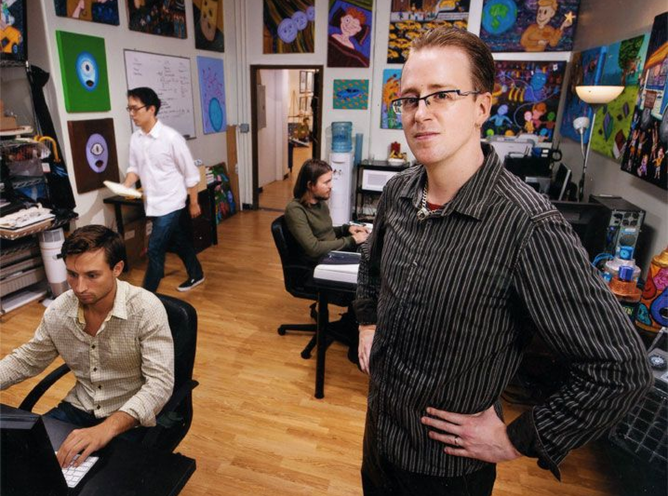 Joey's students at FIT